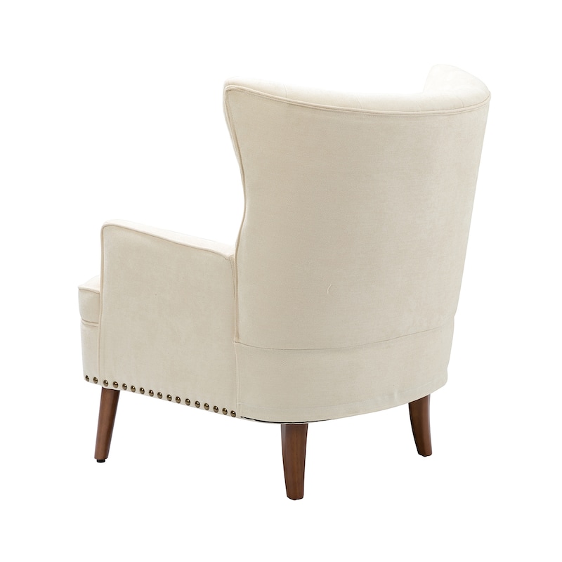 Alpheus Accent Armchair with Nailhead Trim by HULALA HOME