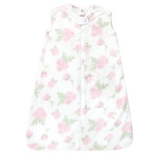 Hudson Baby Infant Girl Plush Sleeping Bag, Sack, Blanket, Rose