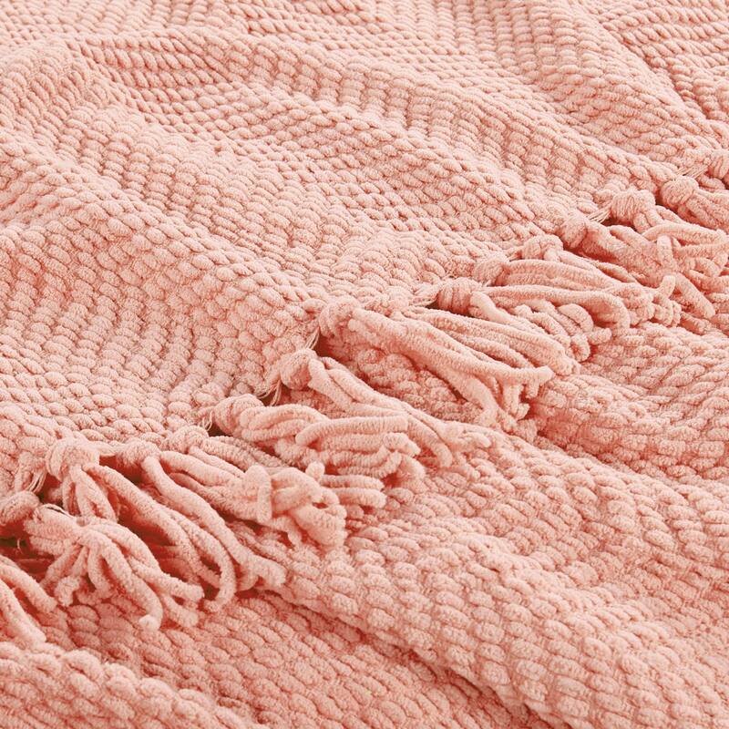 Knitted Tweed Couch Throw