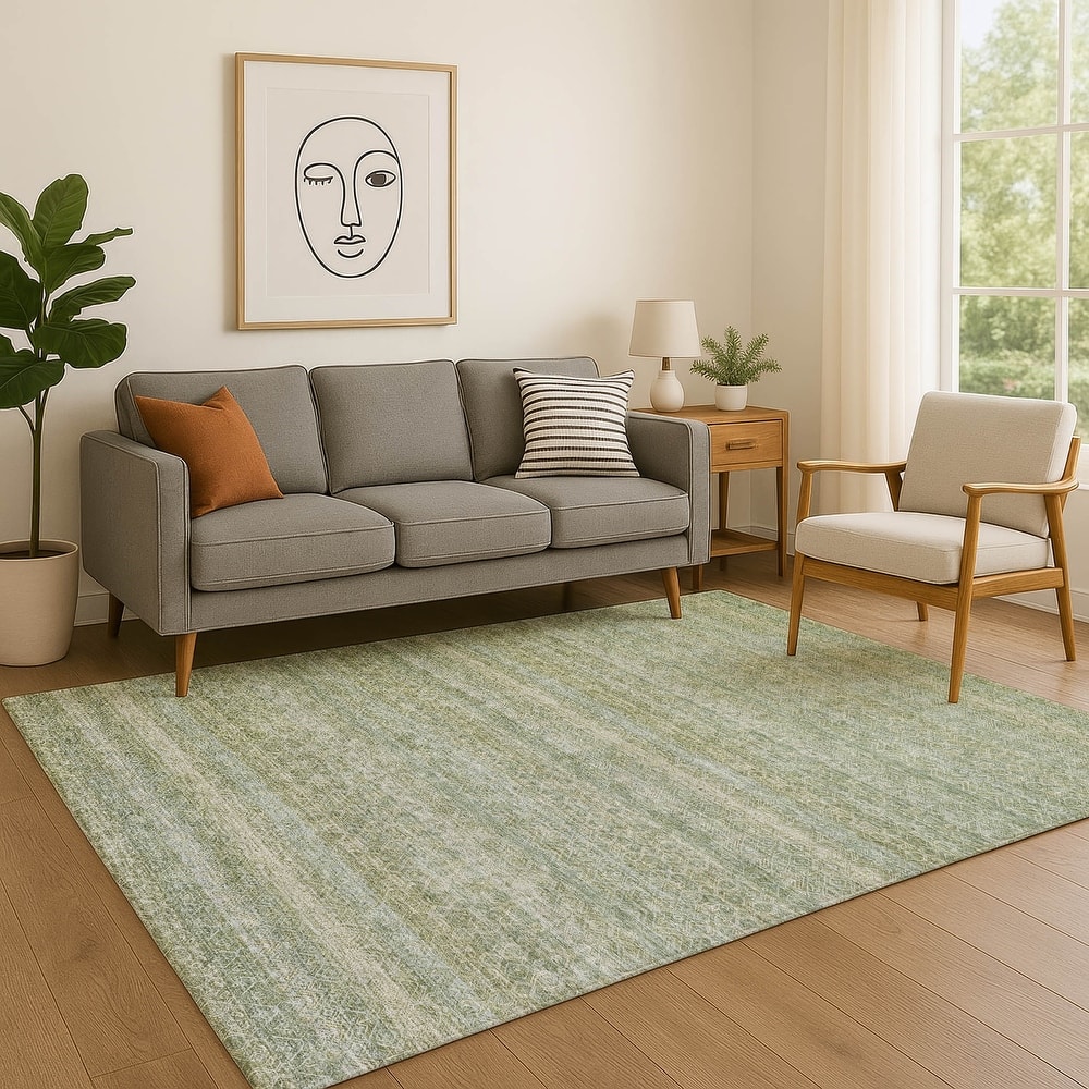 Premium Washable Super Soft Boho Stripes Mayfield Rug