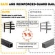 preview thumbnail 4 of 11, Adam Sturdy Twin over Twin Metal Bunk White for Kids and Adult, Low Profile and Easy Climbing with Stable Ladder