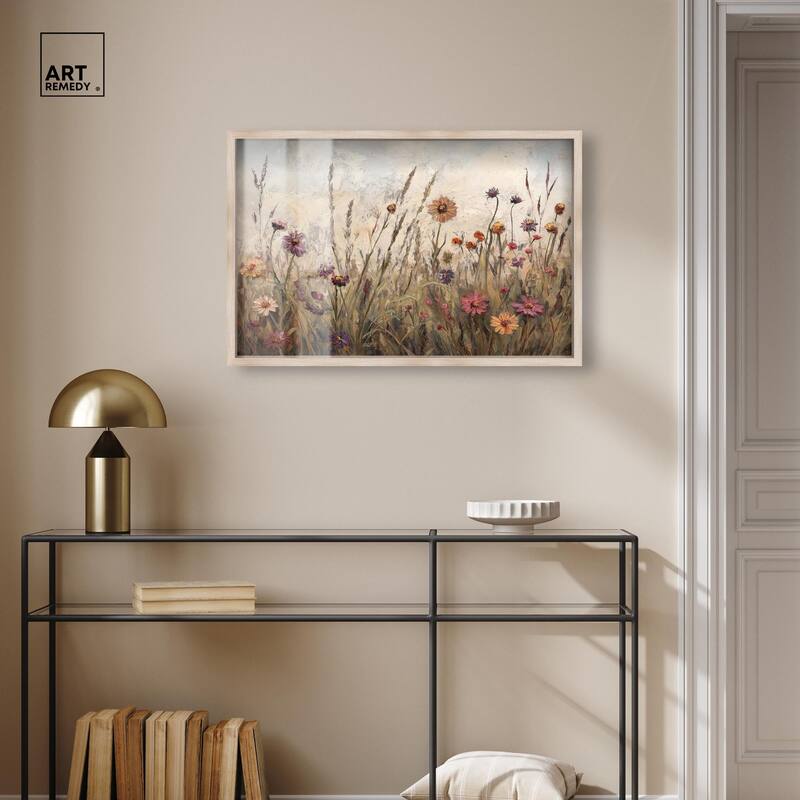 Vintage Blooms II Shadowbox by Art Remedy