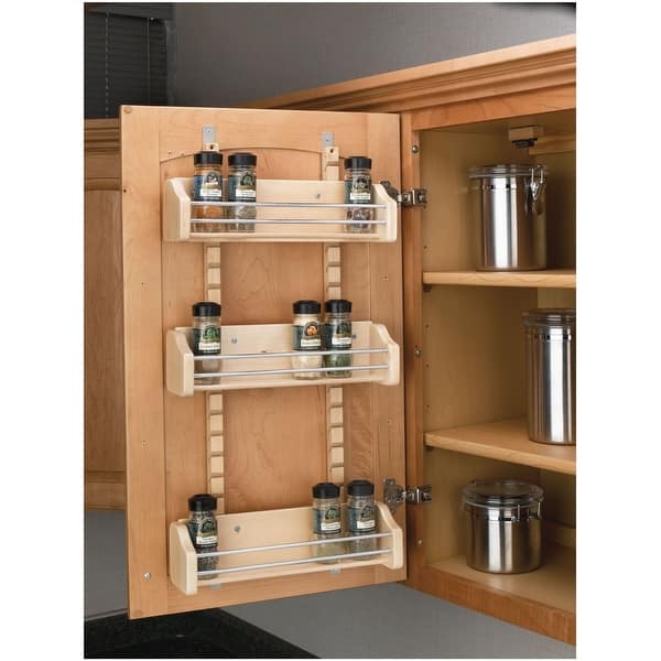 Full Door Mounted Spice Rack, Pantry Door Spice Rack, Door Spice Rack, Back  of Door Spice Rack, Pantry Door Storage, Spice Rack for Door, 