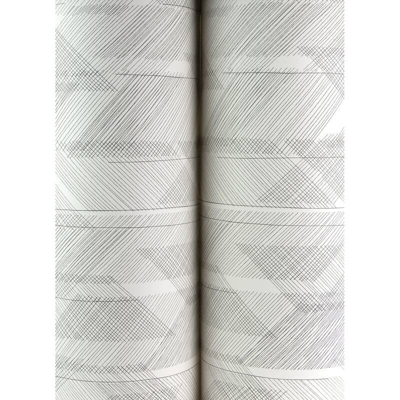 A-Street Prints Bryant Black Crosshatch Wallpaper