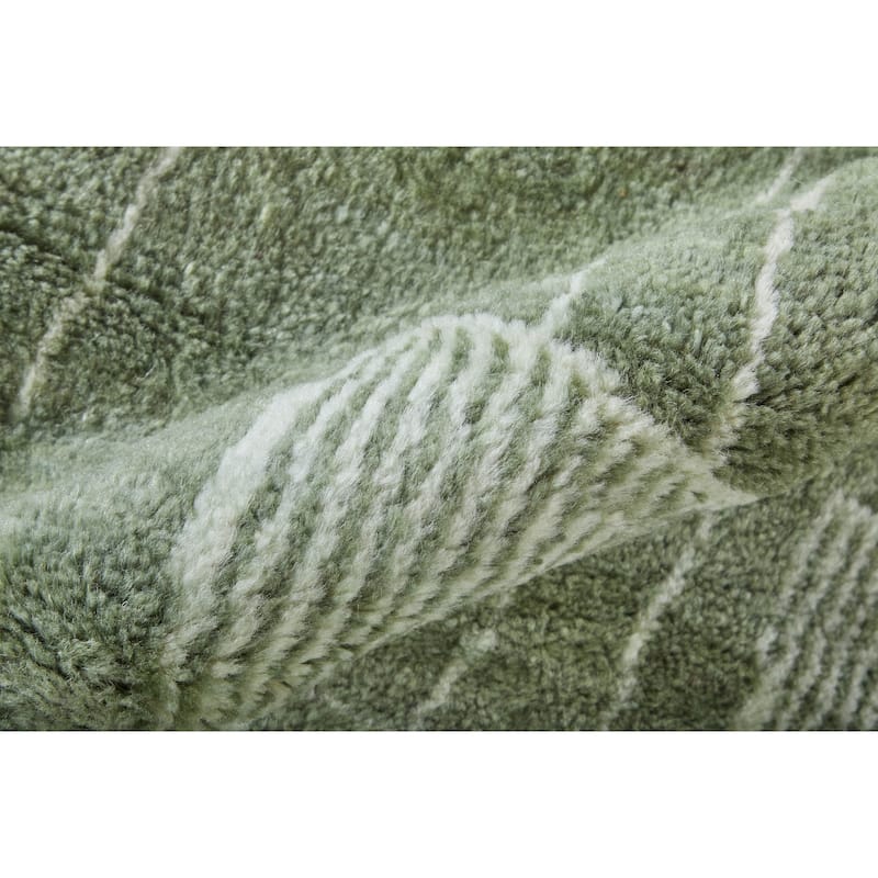 Grand Bazaar Fitzroy Hand Knotted Abstract Modern Area Rug