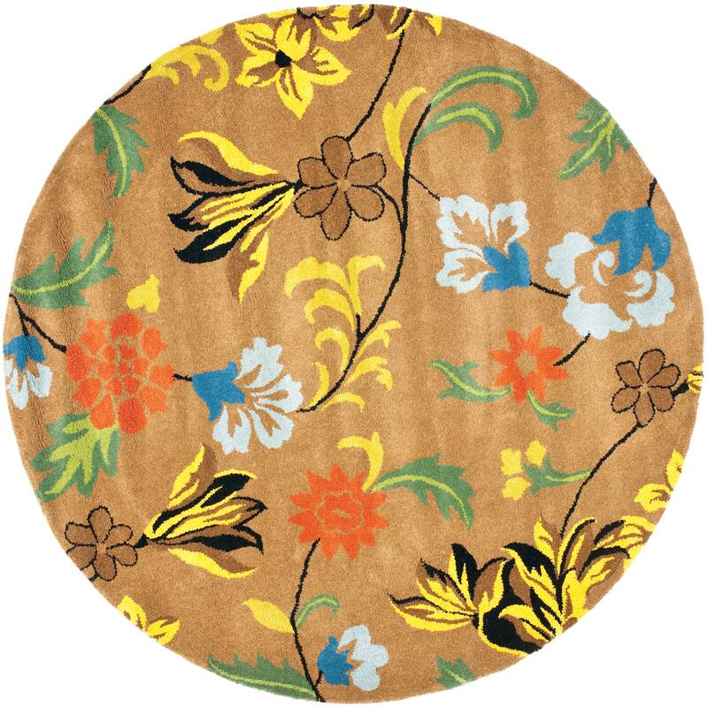 SAFAVIEH Handmade Soho Echo Floral N.Z. Wool Rug