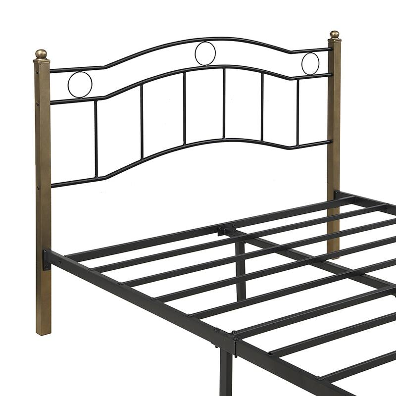 Bouvardia Contemporary Iron Bed Frame by Christopher Knight Home