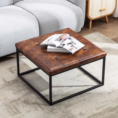 Square Ottoman Coffee Table 28"L x 28"D x 17"H