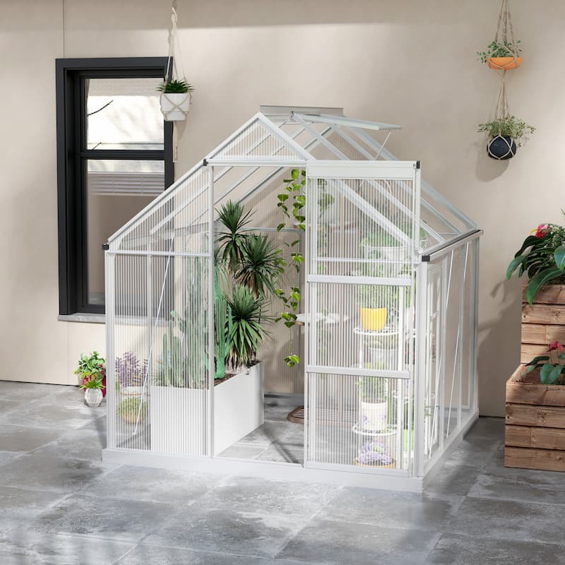 Walk-In Greenhouse with Adjustable Window