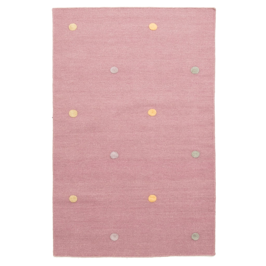 ECARPETGALLERY Flat-Weave Marrakech Dark Magenta Wool Kilim - 3'3 x 5'3