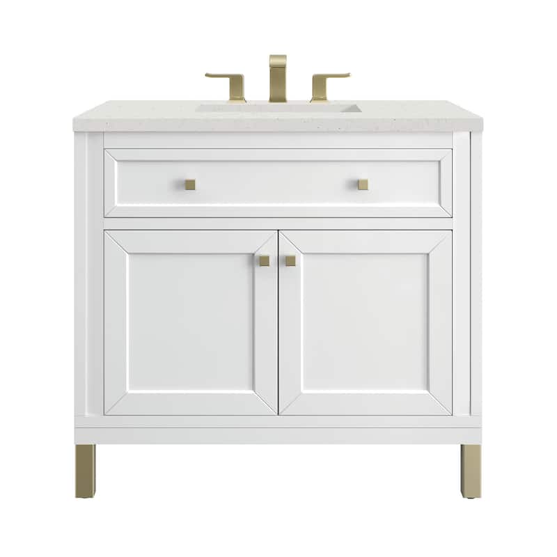 James Martin Vanities 503-V36-3LDL Chicago 36" Free Standing Single