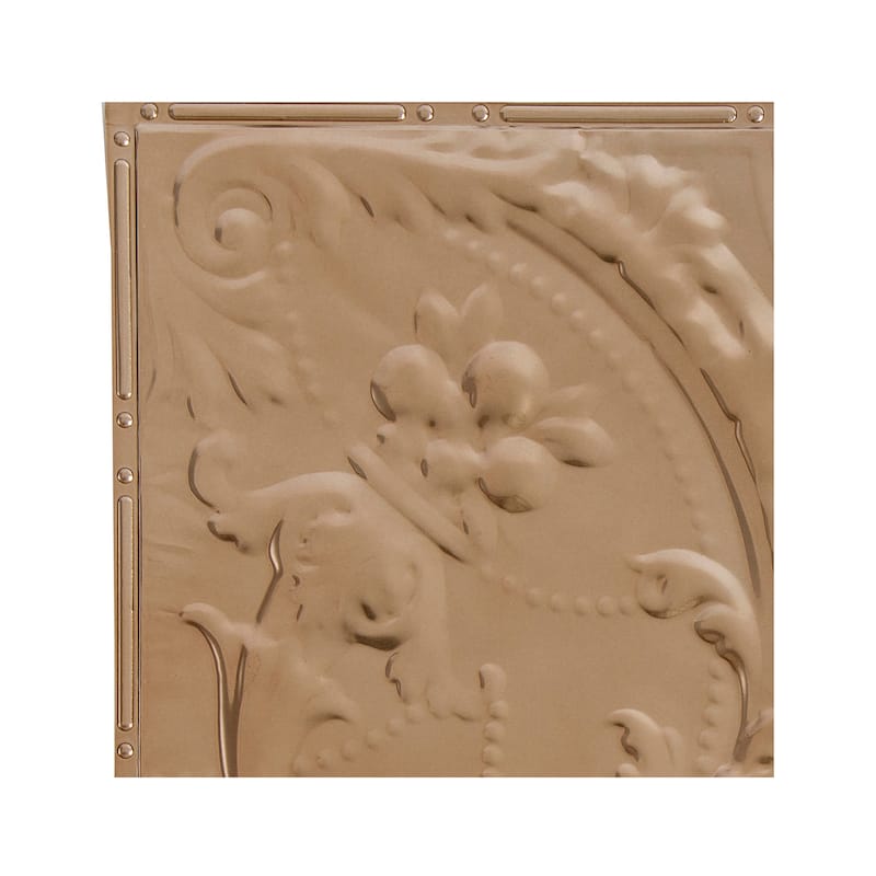 Great Lakes Tin Saginaw Lay-in Ceiling Tile - Champagne - Sample