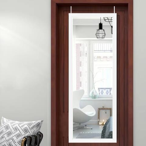 Modern Full-length Rectangular Wall-Mounted Hanging Door Mirror
