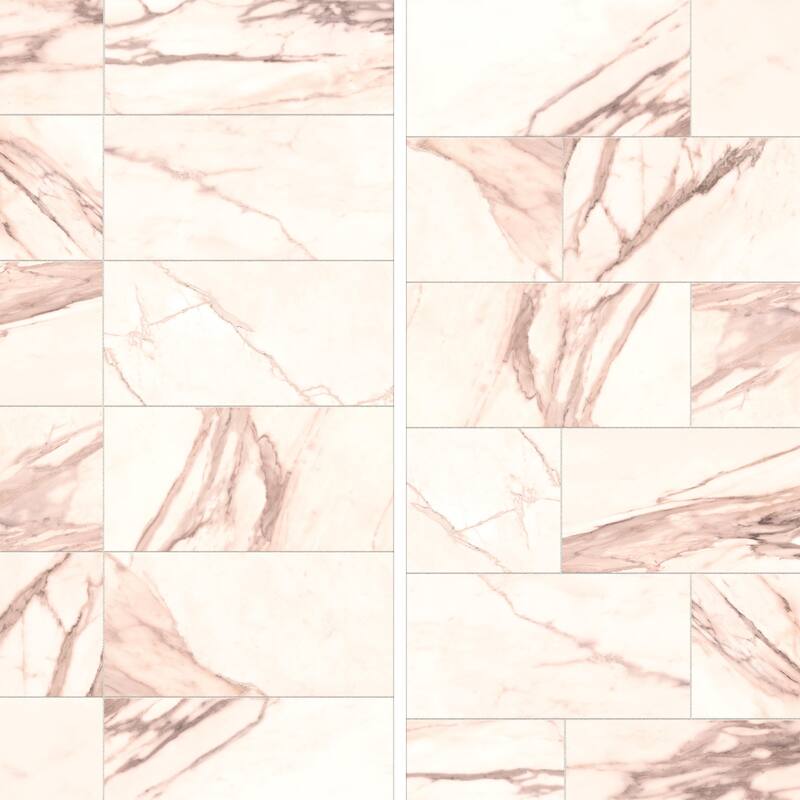 Merola Tile Reve Rose 11-3/4" x 23-1/2" Porcelain Floor and Wall Tile