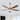 52-Inch Ceiling Fan with Light and 5 Wood Blades, Dimmable LED with Memory Function, DC Motor, IP65 Rated