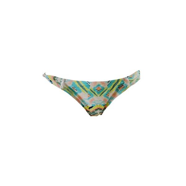 O'Neill Yellow Multi Cabo-Print Knotted-Side Hipster Swim Bottom M