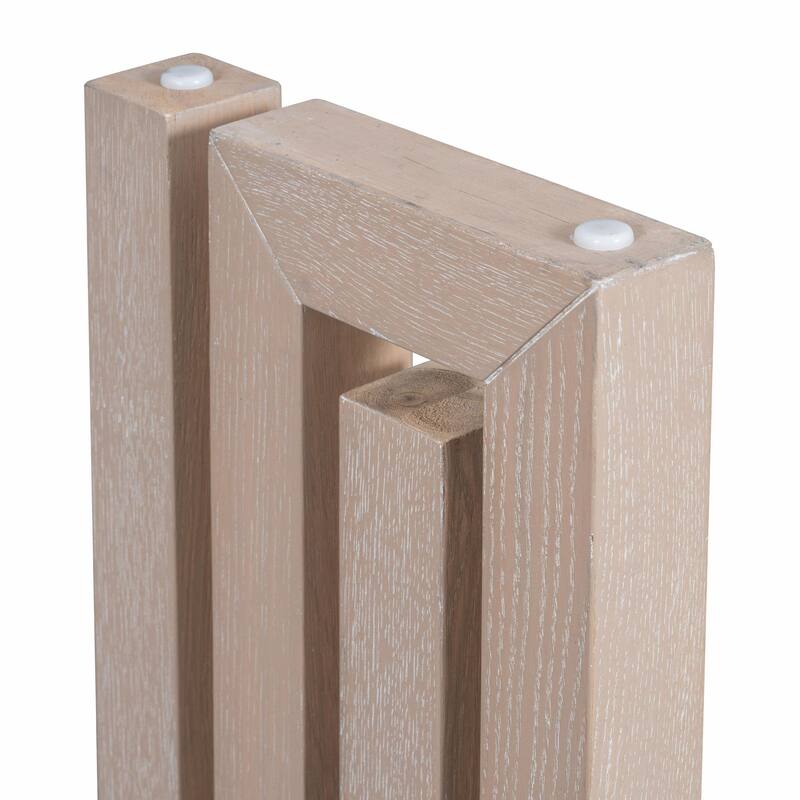 Uniquely Designed Oak Veneer Console Table with Distinctive Side Shapes
