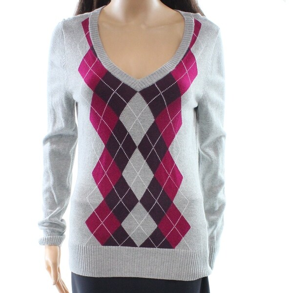argyle sweater womens