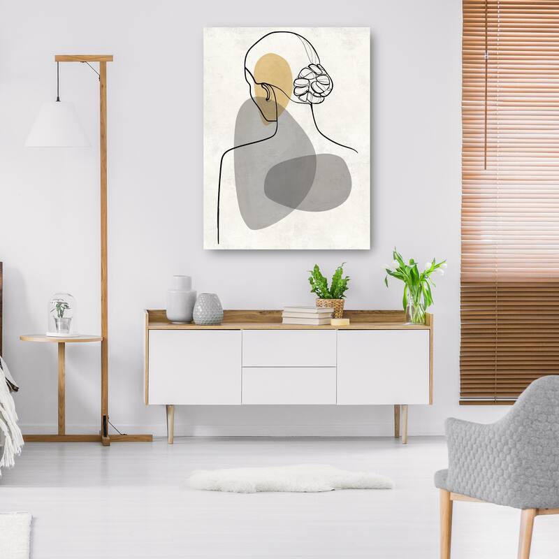 Mid Century Portrait I By Studio Arts Canvas Art Print