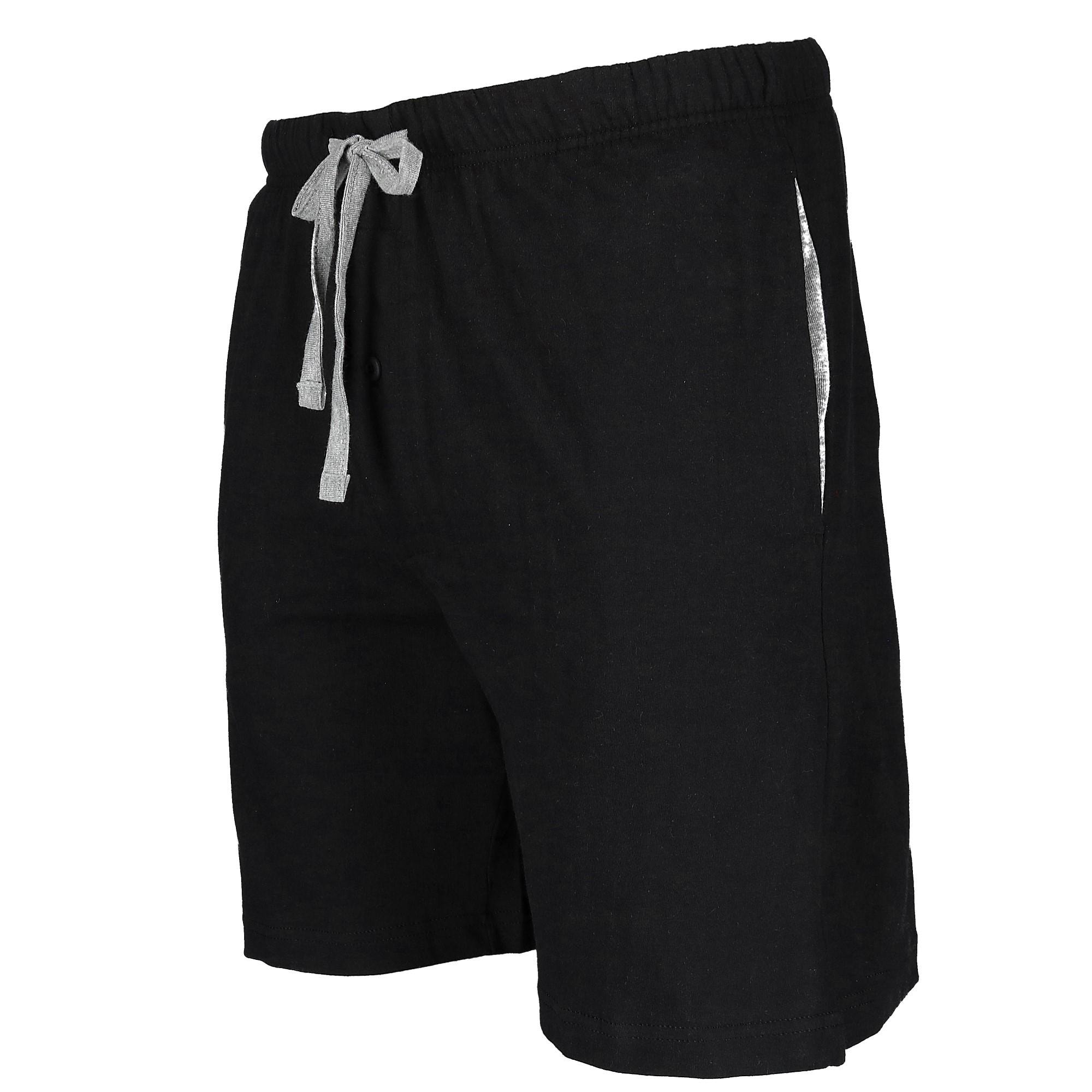 Hanes Mens 2-Pack Knit Sleep Pajama Drawstring Shorts