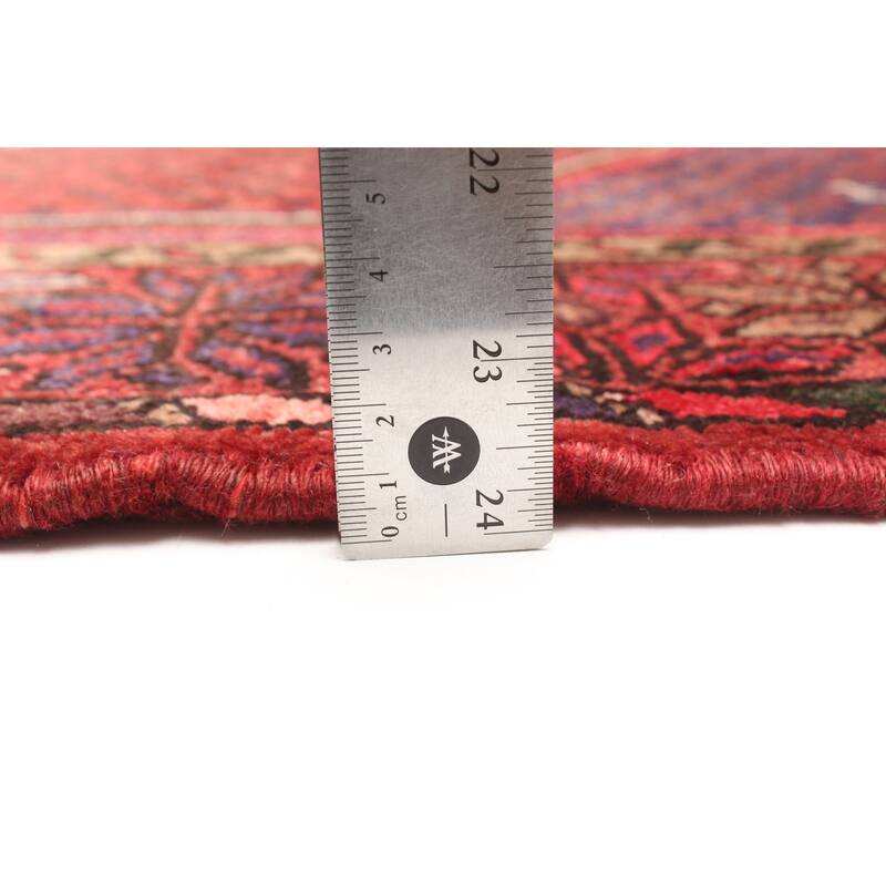 ECARPETGALLERY Hand-knotted Andelz Red Wool Rug - 4'3 x 6'7