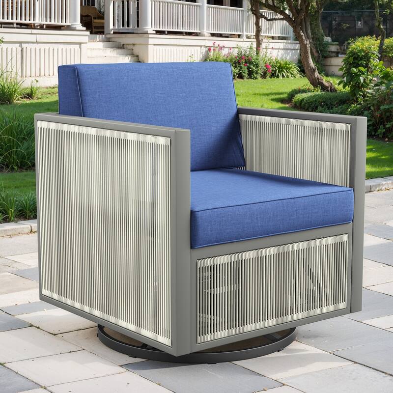 Outdoor Swivel Gliders Chair Rattan Rocking Chair