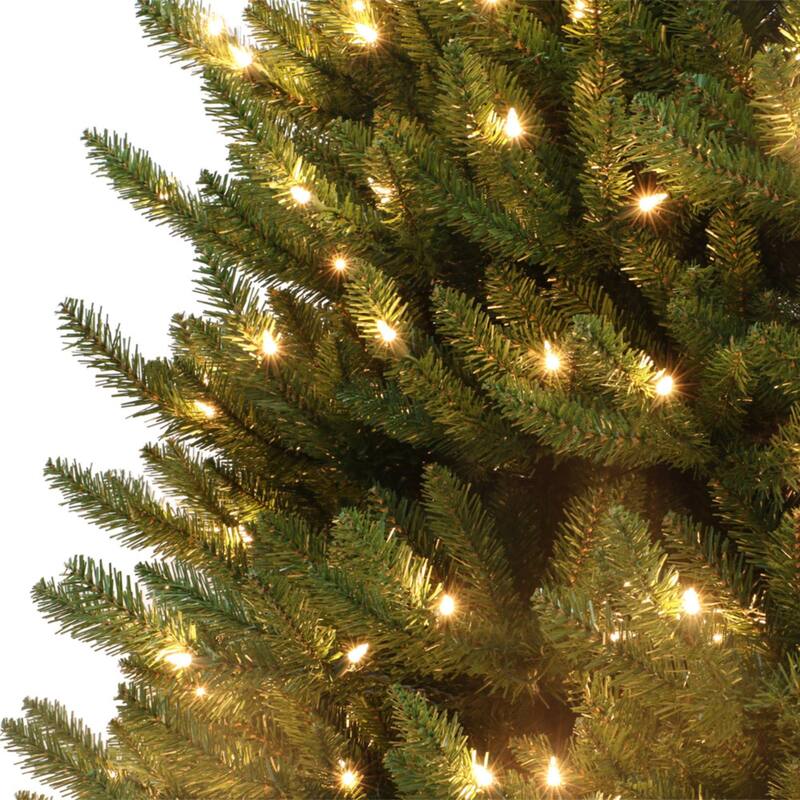 7.5' Canadian Balsam Fir Artificial Christmas Tree Clear LED Lights - 7.5 Foot
