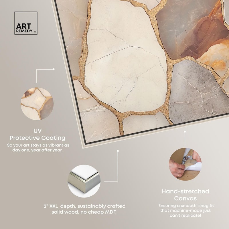 Textured Earthy Tones I Canvas by Art Remedy