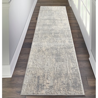 Rustic Textures Distressed Contemporary Abstract Area Rug