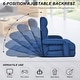 preview thumbnail 4 of 16, Adjustable 6-Position Floor Chair Folding Lazy Gaming Sofa