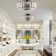 preview thumbnail 5 of 9, River of Goods Crystalline Oil Rubbed Bronze and Crystal 11.25-inch Semi-Flush Mount Ceiling Light - 11.5" x 11.5" x 6.375"