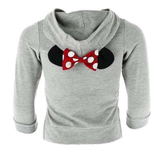 minnie mouse hoodie with ears toddler