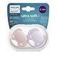 preview thumbnail 1 of 5, Philips Avent Ultra Soft Pacifier 0 to 6M in Lychee and Fresh Lilac 4 Pack Multi