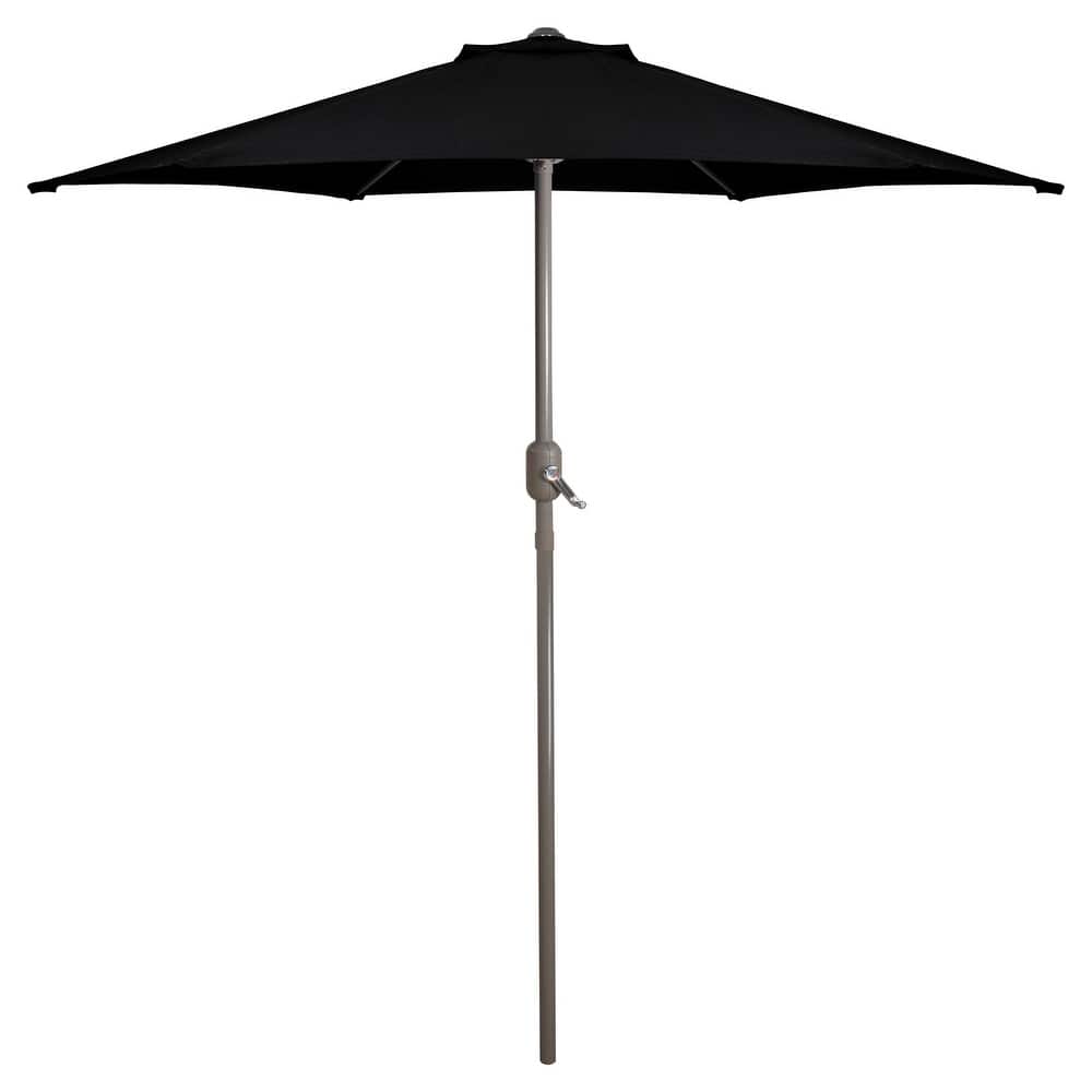7.5ft Outdoor Patio Market Umbrella with Hand Crank