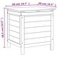 preview thumbnail 22 of 79, vidaXL Patio Storage Box with Lid for Outdoor Garden Furniture Solid Wood Fir