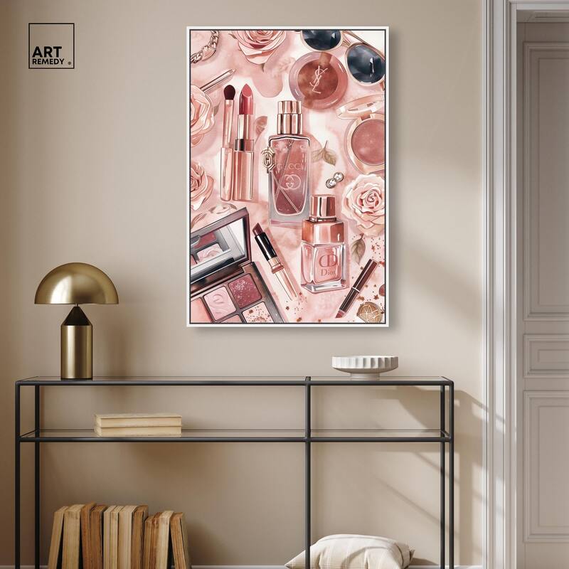 Glam Sparkle Lay Out Canvas by Art Remedy