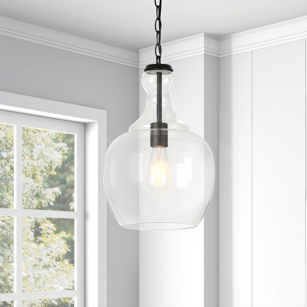 Verona 11 Wide Pendant with Glass Shade 11 Wide