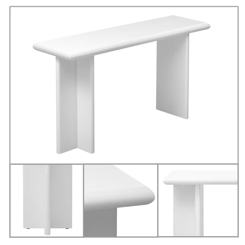 Modern Freestanding Wooden Console Table