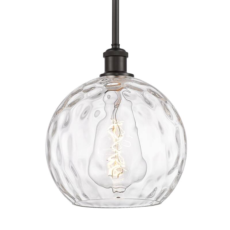 Innovations Lighting 516-1S-13-10 Athens Pendant Athens 10" Wide - Oil Rubbed Bronze / Clear Water Glass