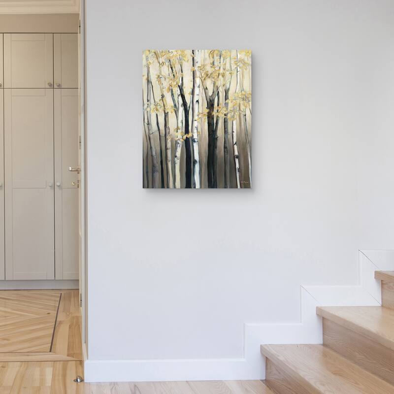 Golden Birch I by Marilyn Hageman Canvas Art Print