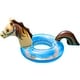 preview thumbnail 2 of 3, Inflatable Hobby Horse Glitter Swimming Pool Ring - 60"