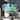 Anna River of Goods Metal and Blue Stained Glass Bowl Shade 13-Inch Semi-Flushmount Ceiling Light - 12.5" x 12.5" x 13"