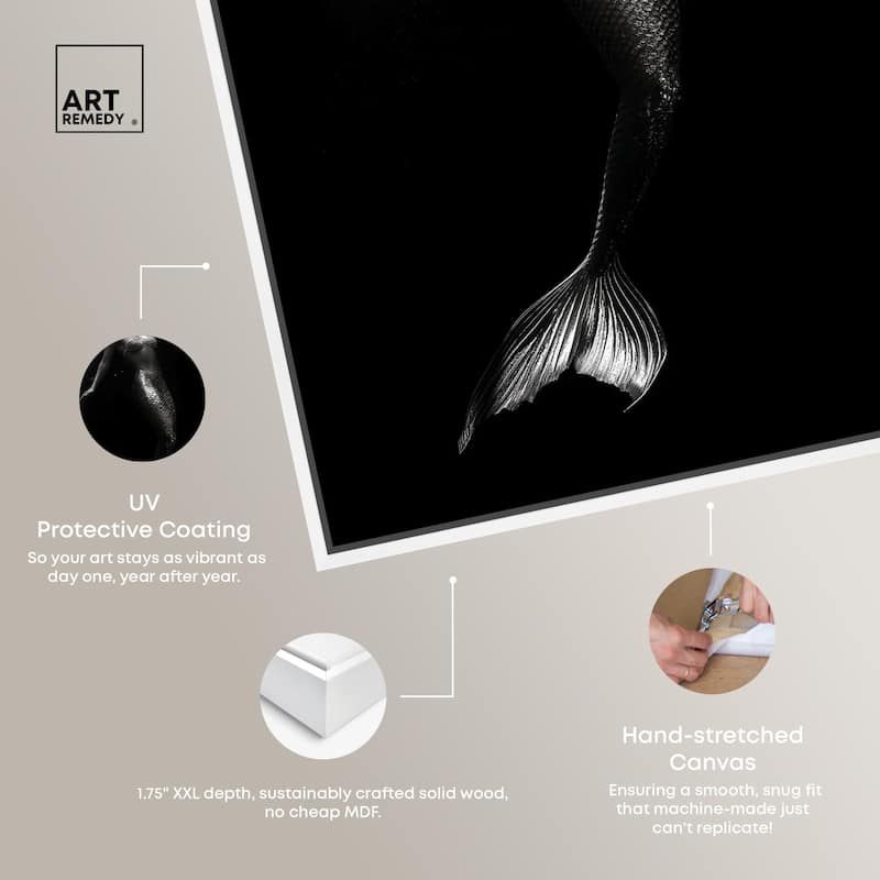 Mermaid Deep Canvas by Art Remedy