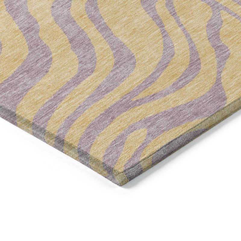 HomeRoots Animal Print Transitional Rectangle Outdoor Rug