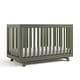 preview thumbnail 39 of 83, Storkcraft Beckett 3-in-1 Convertible Pine Wood Crib with Adjustable Height Mattress and Converts to Toddler Bed & Day Bed Olive