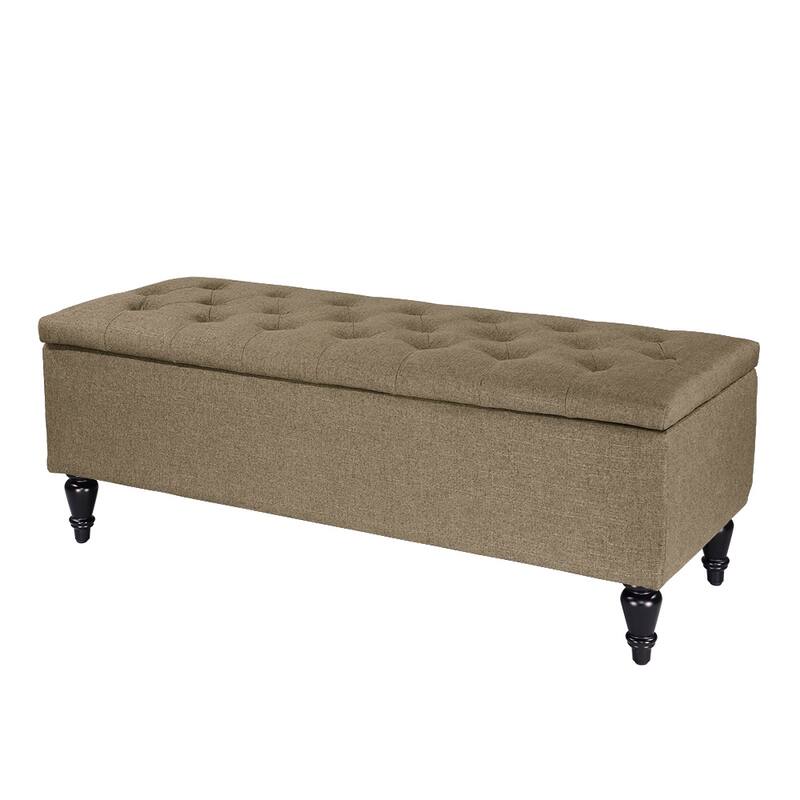 Maypex 45" Fabric Upholstered Tufted Storage Bench