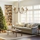 preview thumbnail 5 of 14, Modern Gold 12-Light Classic Candle Chandelier for Dining Living Room - D 36.2" x H 21.2"