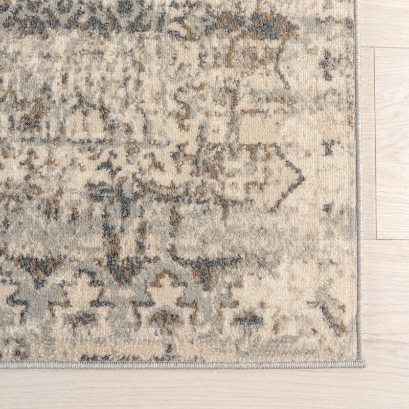 Nuloom Aella Distressed Medallion Area Rug