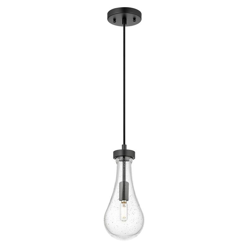 Innovations Lighting Downtown Urban - Owego - 1 Light 5" Cord Hung Pendant - Seedy Shade/Matte Black