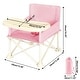 preview thumbnail 5 of 7, Stylish Highchair with Adjustable Footrest and Detachable Cushion Perfect Gift for Birthday or Christmas